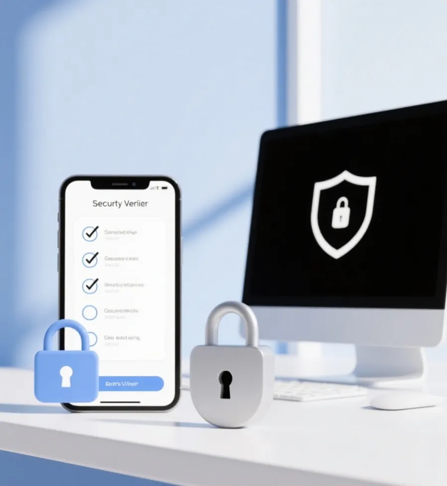 安全访问步骤示意图